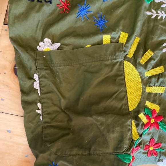 Adidas X Pharrell Williams camp embroidered cotton button up shirt - Picture 14 of 16